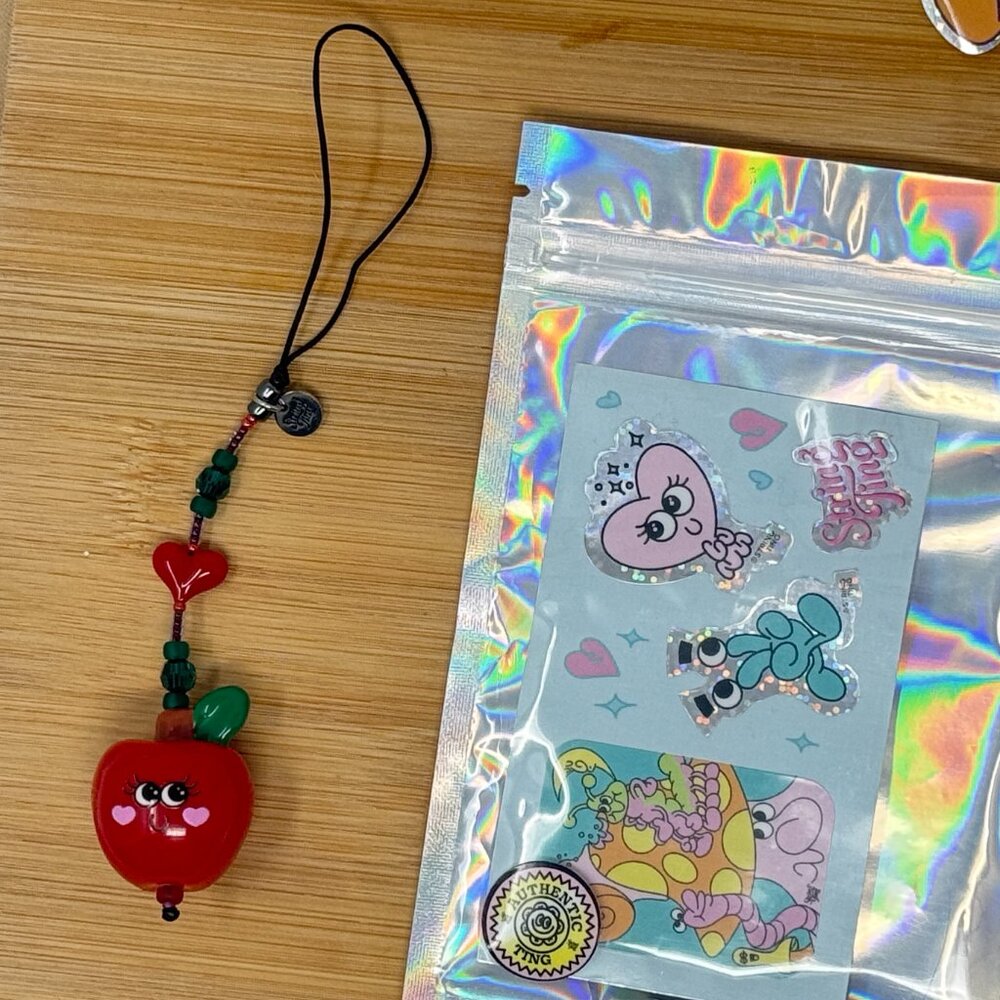 String Ting Big Apple New York City NYC Talisman | Beaded Accessory | Authentic